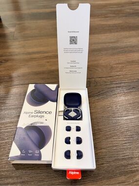 Alpine Silence Earplugs - Deep Navy Blue